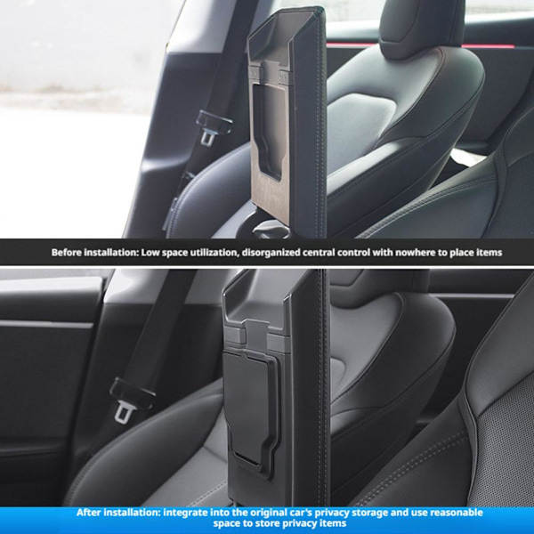 Armstödsbox magnetisk absorptionsbox för Tesla~Model Y Juniper 2025 K3O5 Y9P9 1pcs One size