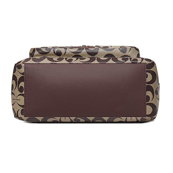 Dam Crossbody Väska Liten Brun Mjukt Läder BlackA One size