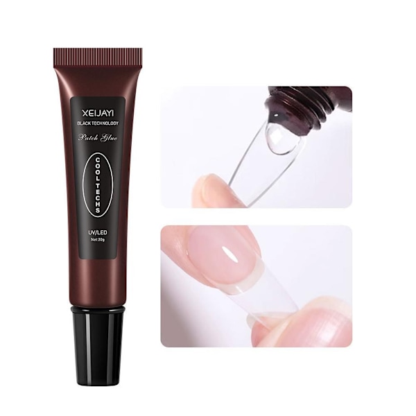 Solid Nagelspetsar Gel Högkvalitativ Mjuk Transparent Uv Gel Nagel 20g Polish A0Y0