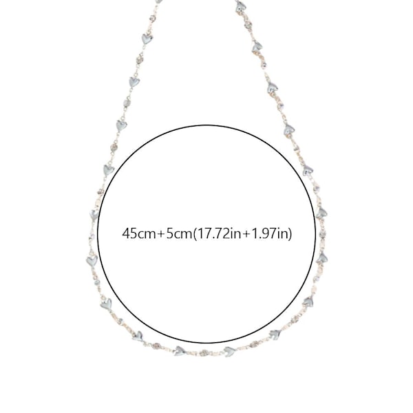 Kort Halsband Ins Stil Färgglad Zirkon Semesterstil Choker Enkel Mode Tjejaccessoarer Q0R8 C 1pcs