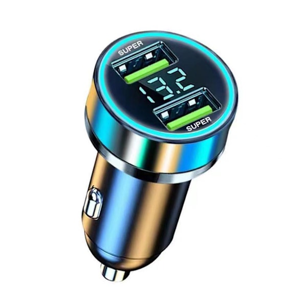 Snabb Billaddare 2 USB-Portar Universal Socket Adapter För iPhone 240W Het black 240w one size