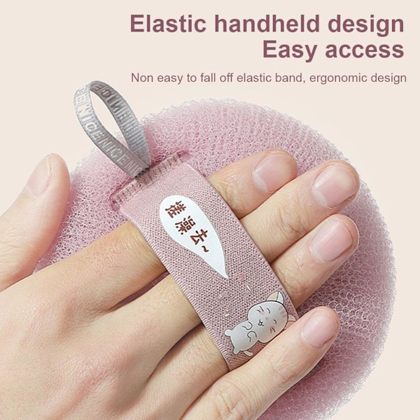 Återanvändbar Massage Badboll Komfort Snabb Exfoliering Skum Dusch Badboll Mjuk I9Z7  white 1pcs