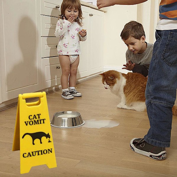 Rolig Katt - Kräk Skylt Gåva Trädgårdsskyltar Ny Varningsskylt 2025-UK cat+dog 2pcs
