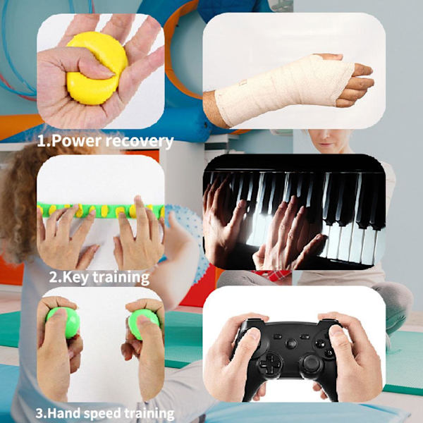 Terapi Putty 50g Fysio Fingerövning Finmotorisk Träning Handfärdighet Terapi Rehabilitering E2p1 EXTRA SOFT yellow onesize