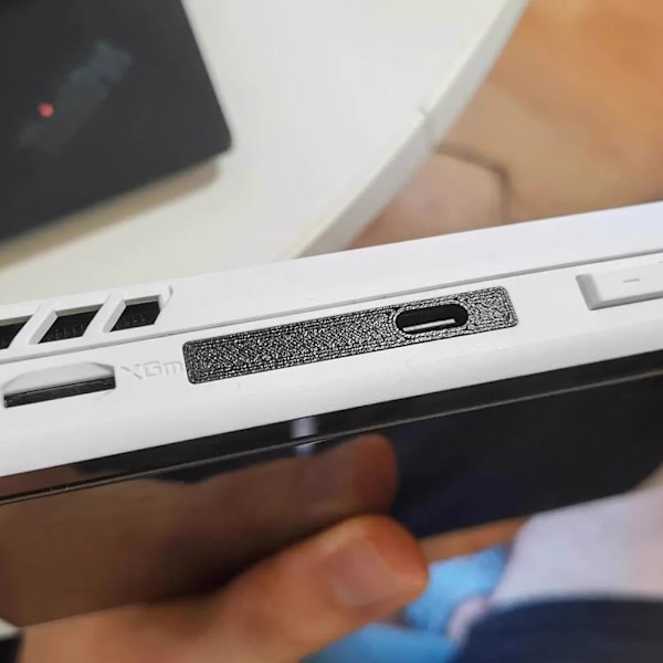 EIRZNGXQ Dammskydd för ASUS ROG Ally Handhållen Laddningsport Skydd Stick Locks white For rog ally