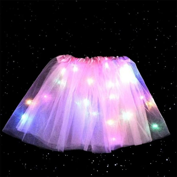 LED Ljuskjol Balettkläder Lysande Maskerad Sparklin A3c4 White 30cm