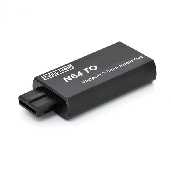 Spelkonsol till HDMI-konverterare Adapterkontakt för N64/SNES/NGC HDMI Ljudutgång S6N2