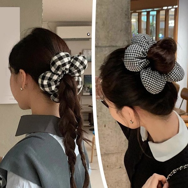 Vit spetsfylld svamp kolon scrunchie fransk huvudbonad F5T3 E7C6 U7V7 V7X4 C 1pcs