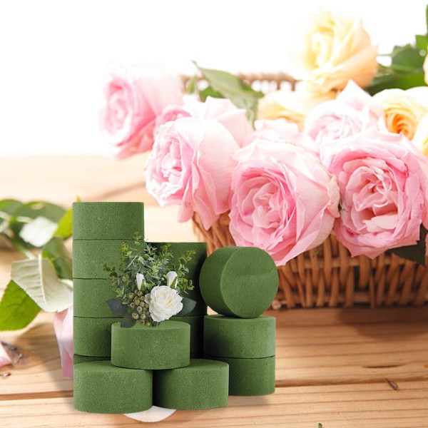 1-15st Wet Florals Foam Bricks-Florist Bröllop Display Arrangeme greenA one-size