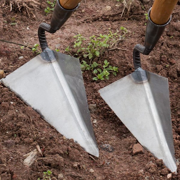 Hacka Trädgårdsredskap, Fåra Hacka Triangel Ploghacka, Trädgårds Triangelhacka För Gödsling Ogräsrensning Plantering Grävning Jämning Rostfritt Stål Landsca XL 1pcs