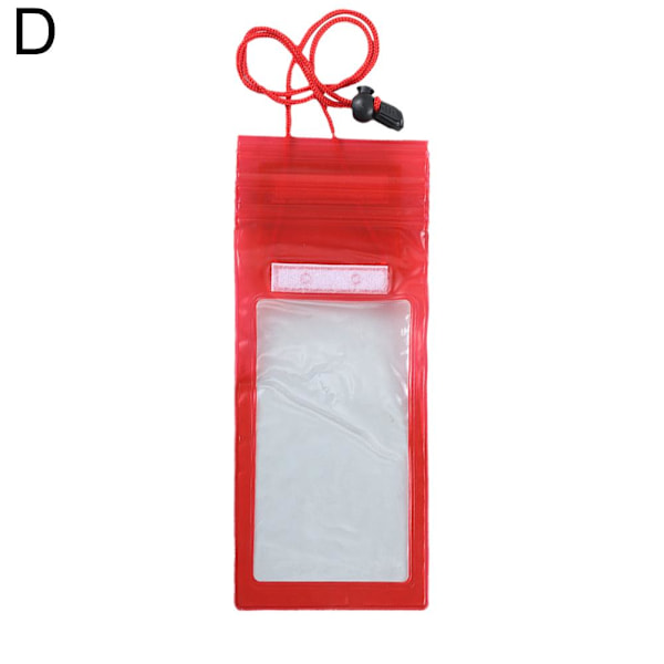 Vattentät Väska Transparent Dammtät Förseglad Dykväska Pekskärm. ~χ U9S7 A8H4 red 11x27