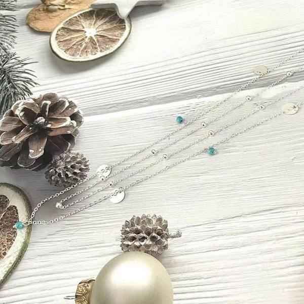 Enkel Dubbel Lager Glänsande Midjekedja För Kvinnor Modeaccessoarer S4b8 Silvery 1pcs