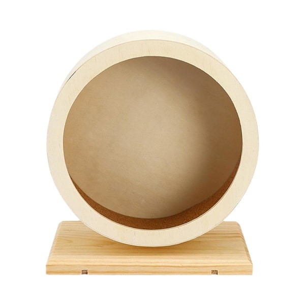 Hamster Trähjul Tyst Hjul Litet Djur Träningshjul Tillbehör D2U8 25cm 1pcs