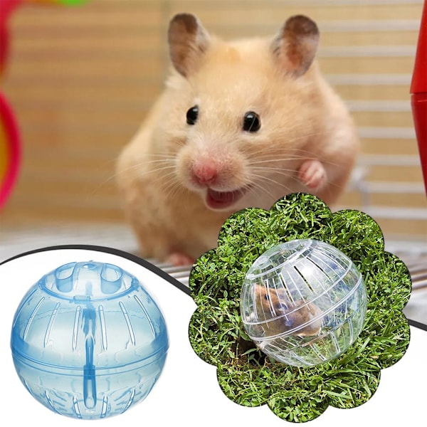 Transparent Akryl Hamster Löpboll Hamster Leksaker Mini Runni red 1pcs