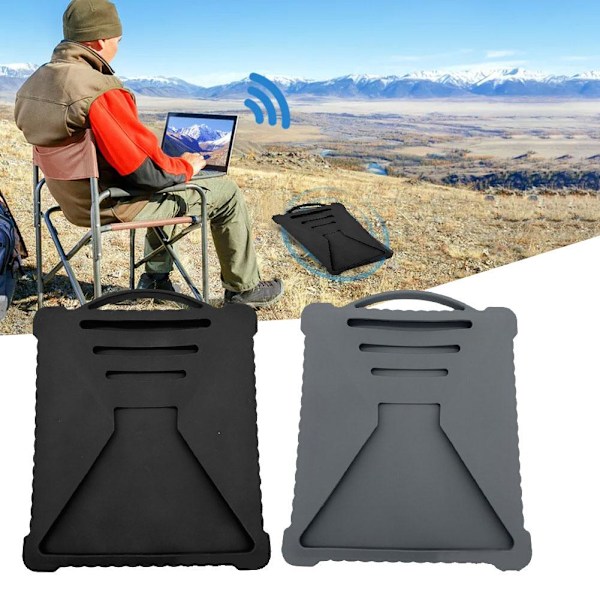 Skyddande Silikonfodral för StarLink Mini Satellitdisk Fullständigt Skydd Varm Gray 1set