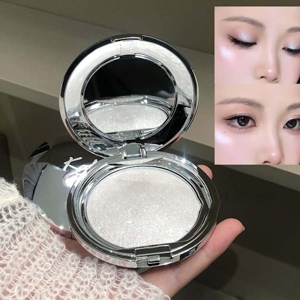 Ansiktskontur Puder Palett  Skimmer Highlighters Skimmer Puder 01 # White Moonlight 10g