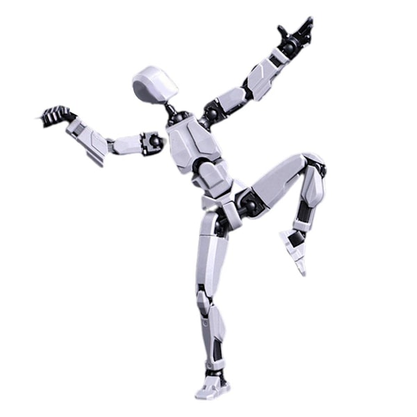 Rolig Vridande Stickman Sugpropp Variation Liten Robot Dekompressions Stickman Fotografi Leksak K5y1 grey black onesize