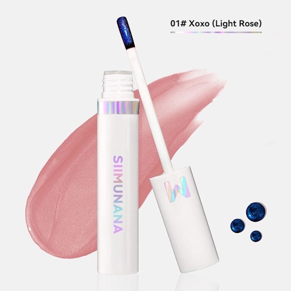 Läppfärg Peel off Läpp-tint Tattoo Färg Vattentät Långvarig 01#Xoxo(Light Rose) 4ML