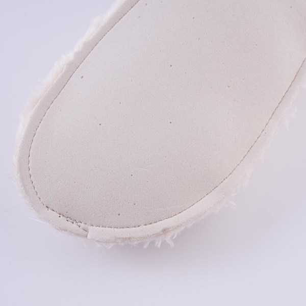 CUIKOSAER Vintertofflor Foder Plysch Päls Tofflor Foder Slip-in, Innersulor för Crocs Tofflor Ersättning, Vit Pälsinsats, Varma Hustomtar Fleece White 35-36