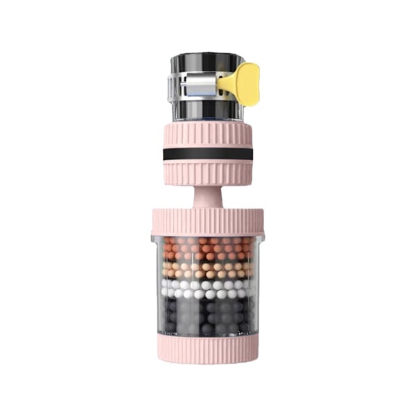 Vridbar Kran Stänkskydd Vridbar Hushållskran Vatten Universal Avtagbar Tvättbar Vattenfilter T7R0 pink/rotatable 115*37*30mm