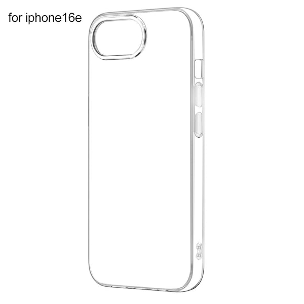 Stöttåligt TPU Transparent Telefonfodral för iPhone 16e - Snabb leverans