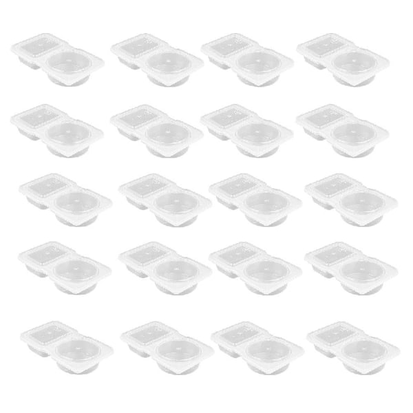 Återanvändbara Snack Pack Behållare, Nöt Ost Hopfällbara Snack Behållare A1U0 A 20pcs