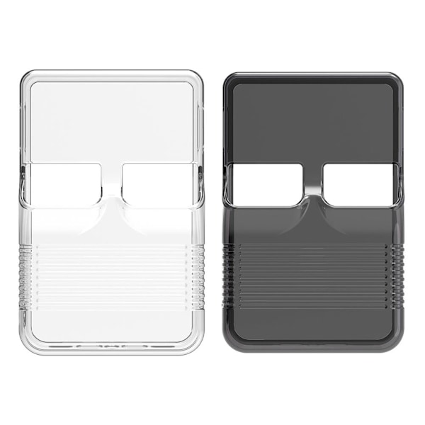 För R36S Nytt Handhållet Skyddsfodral Bärbar Spelkonsol Tillbehör Snabbt Transparent Black for R36S