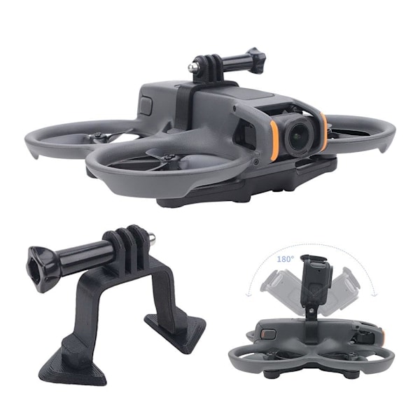 Kamerafäste för DJI Avata 2, Övre Expansionsfäste Adapter för DJI Avata 2, för Fast Kamera Drönarfäste Sport Snap Tillbehör,f