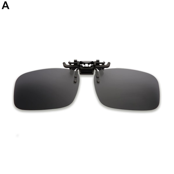 Unisex Solglasögon Clip On Flip Up Körning Sol Semester Glasögon Dam Herr 9CS0 green One-size