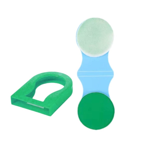 Hårkrita Flickor Present Temporär Färg Kit Tvättbar Hårkrita Färg P2A1 green One size