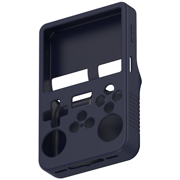För R36S Handhållen Spelkonsol Förvaringsväska Skyddsfodral Silikonskyddsfodral$ black 1pcs
