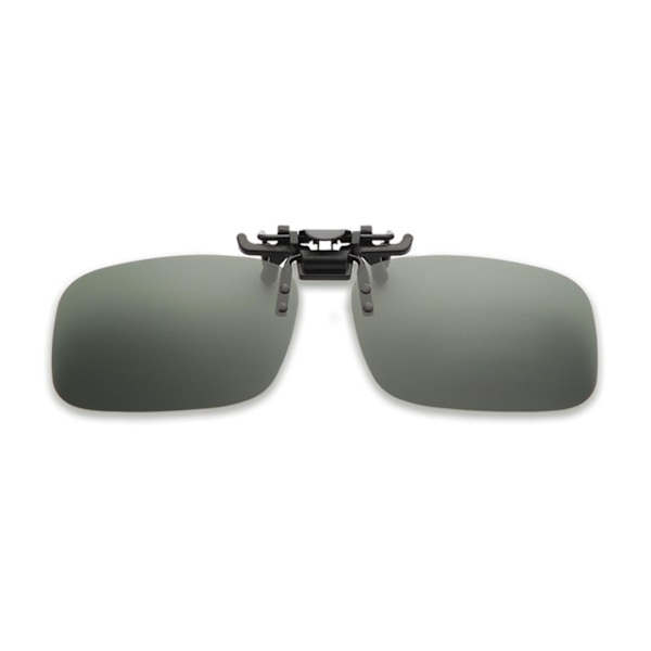 Unisex Solglasögon Clip On Flip Up Körning Sol Semester Glasögon Dam Herr 9CS0 green One-size