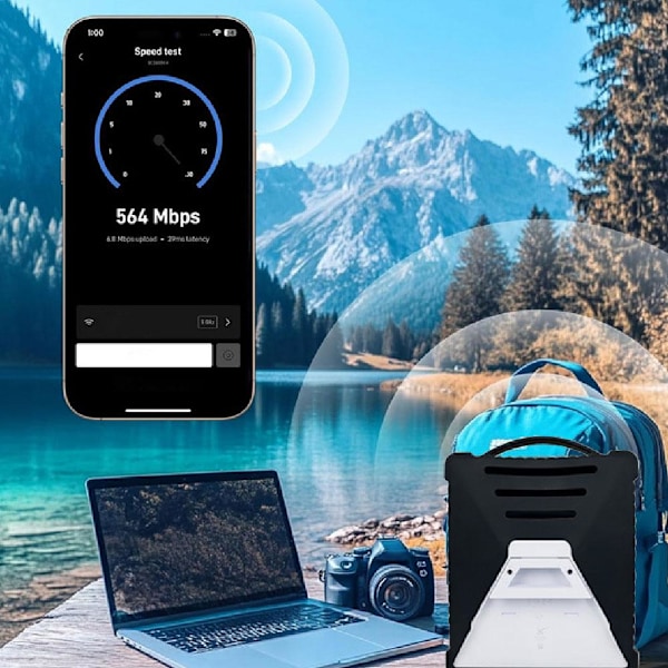 Skyddande Silikonfodral för StarLink Mini Satellitdisk Fullständigt Skydd Varm Gray 1set