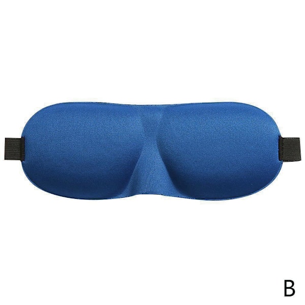 3D Reseögonmask Sovmask Vadderad Skugga Skydd Vila Avslappning Sovbindel Z1O0 sapphire one-size