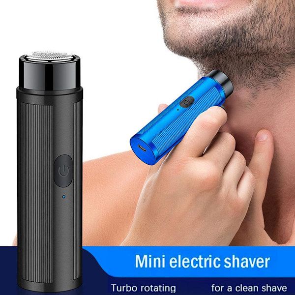 Mini Rakapparat För Män Kvinnor Automatisk Rakapparat Portabel Rakapparat V7L4 black One size