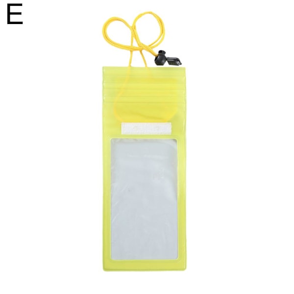 Vattentät Väska Transparent Dammtät Förseglad Dykväska Pekskärm. ~χ U9S7 A8H4 yellow 11x27