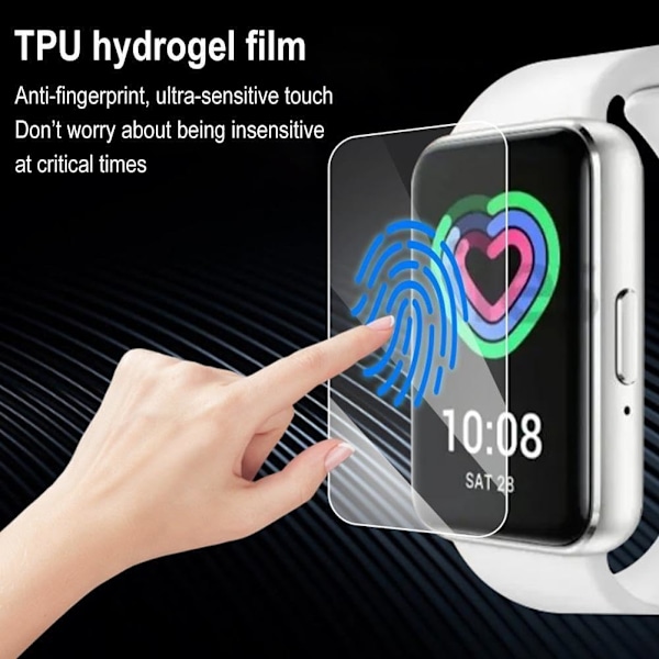 HFINGAQEX Mjuk TPU Klar Smartband Skydd för Samsung Galaxy Fit 3 Smart Armbandsskydd TPU För Fit3 Skärm R3R6 Skydd