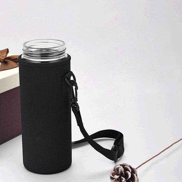 420ml-1500ml Vattenflaskväskor Hållare Tumbler Fodral Hållare Väska Muggskydd Tumbler Ärmar Hållare E9N9 blackE 1500ml