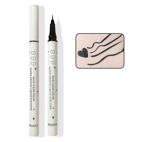 Flytande Eyeliner Penna Svart Brun Färg Eyeliner Penna Långvarig 01 Black One size