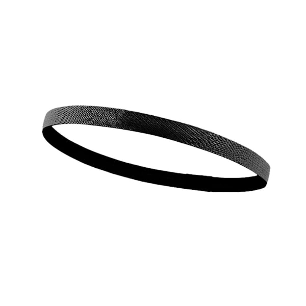Fint Sportpannband Anti-Slip Svettabsorberande Hög Utomhus Yoga Löpning Stilfull Fitness J1i3 black onesize
