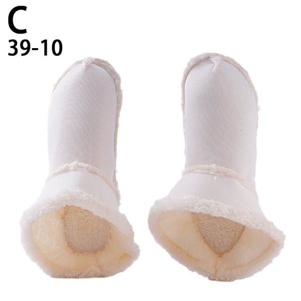CUIKOSAER Vintertofflor Foder Plysch Päls Tofflor Foder Slip-in, Innersulor för Crocs Tofflor Ersättning, Vit Pälsinsats, Varma Hustomtar Fleece White 39-40