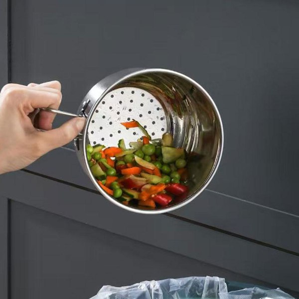 Svanformad sil för diskbänk, sil för diskho SilveryC 3pcs