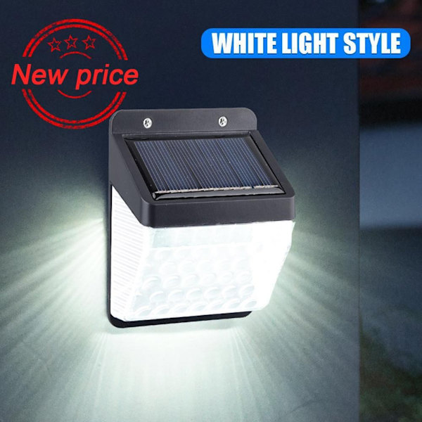Solarlampor Utomhus Trädgård Hem Super Stark Kropp Led Gatutrappa Vattentät Belysning Q1w6 Warm light 1pcs