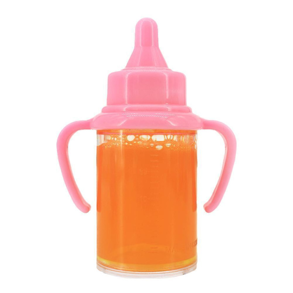 Babydockor Matningsflaska Magisk Set Försvinnande Mjölkleksak Låtsaslek Y8A2 Pink 1pcs