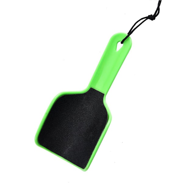 Dubbelsidig fotfil Exfoliator Vårdverktyg Rakhyvel Skrapa R7X5 green 1pcs