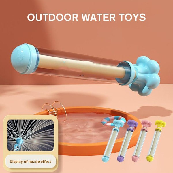 Vatten Blaster Tube Barn Spray Leksak Utomhus Sommar Pool ✨y Blötläggningsspel Present Kul J7U1