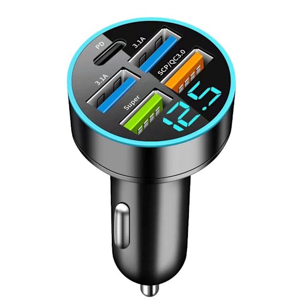 USB PD 30W Type-C Billaddare Snabbladdare Adapter För iPhone Max 12 11 13 D8V1