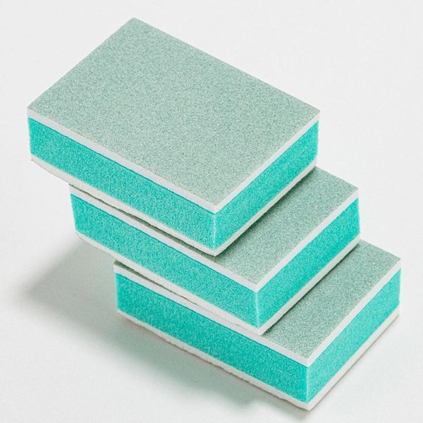 5/20 st Mini Nagelbufferblock Nagelkonst Sandpapper Polering UV Gel Glänsande Buffer Filar DIY Filset Green and WhiteA 1pcs 10pcs