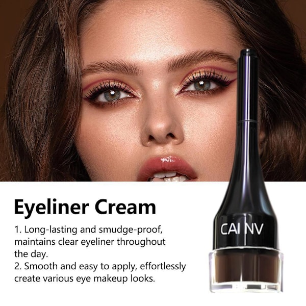 Vattentät Långvarig Eyeliner Penna Smink Flytande Eyeliner Cr Z7A4