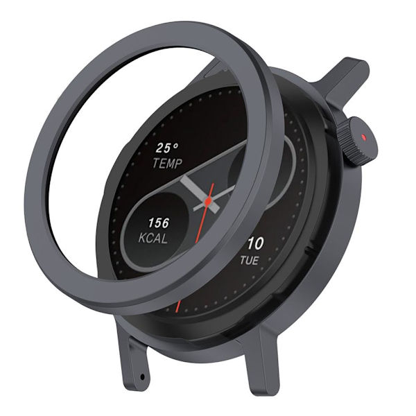 BaYuYPOO Bezel Ring för CMF Watch Pro 2 Smartwatch med Skärmskydd, Ersättningsmetallram och Skärmskyddsfodral Tillbehör för silver For CMF Watch Pro2